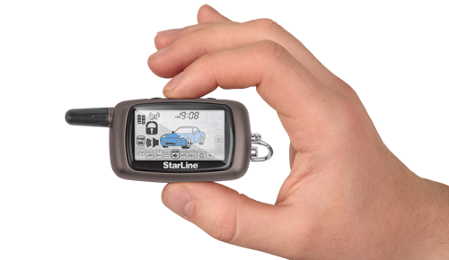 Брелок к сигнализации StarLine A6 с дисплеем