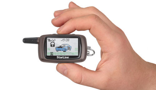 Брелок к сигнализации StarLine A9 с дисплеем