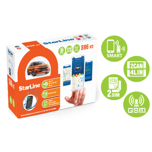 StarLine S96 v2 2CAN+4LIN 2SIM GSM